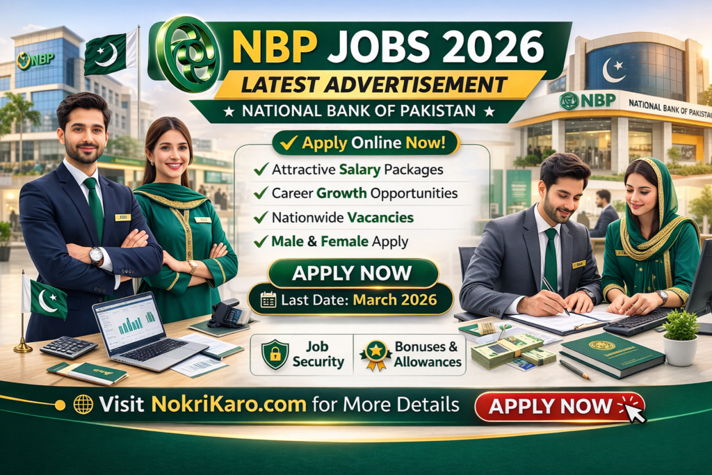 NBP Jobs 2026 – National Bank Advertisement | Apply Online