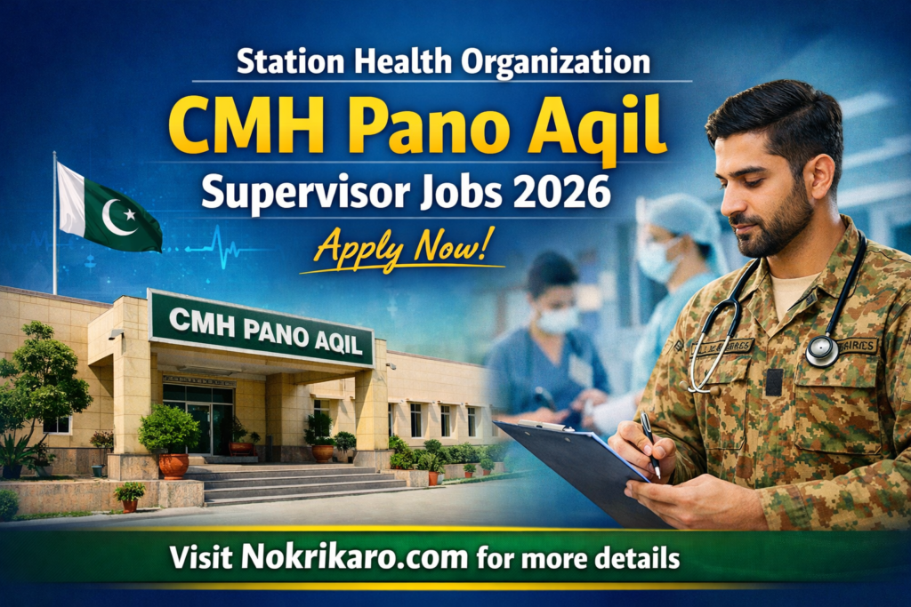 Station Health Organization CMH Pano Aqil Supervisor Jobs 2026–New Vacancies | Apply Now