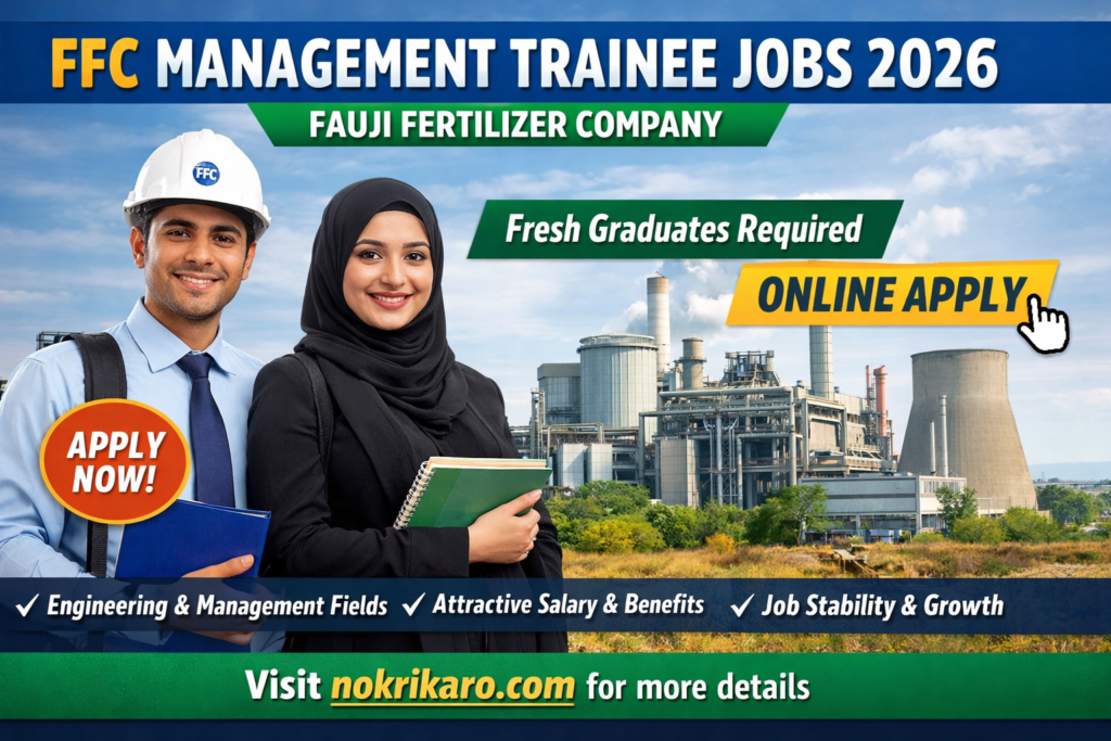 FFC Management Trainee Jobs 2026 Online Apply – Latest Fauji Fertilizer Company Advertisement | Exciting 100+ Vacancies
